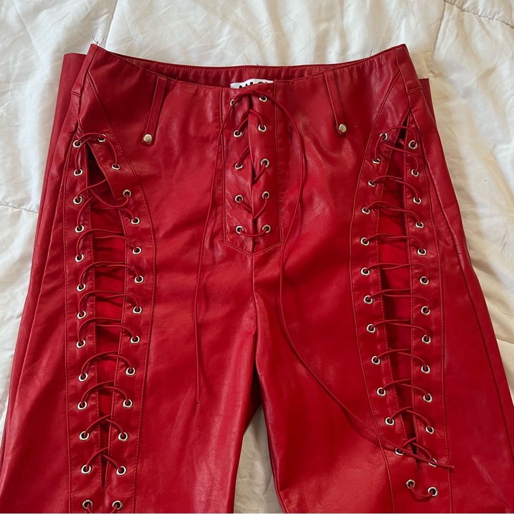i.am.gia red leather pants❤️